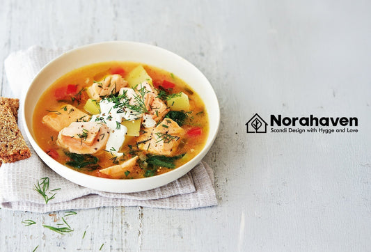 The Secret to Norwegian Fish Soup: Cooking with Norahaven Wooden Tools for a True Hygge Experience