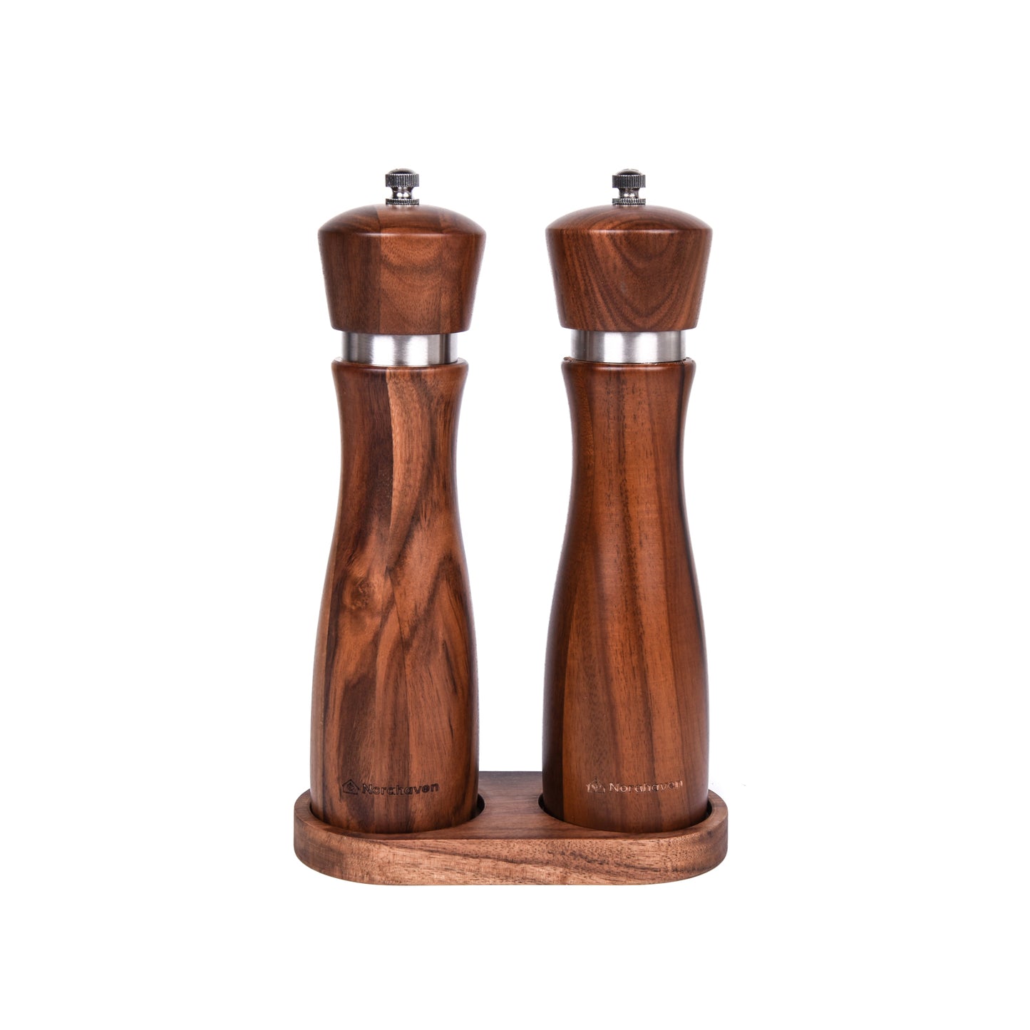 【30% OFF】Norahaven Trä Salt- och Pepparkvarn Set