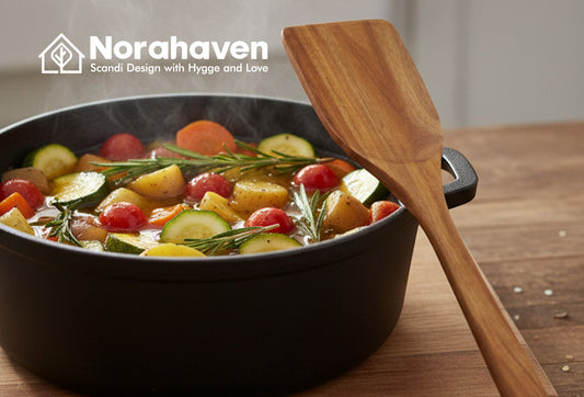 Wooden Spatula, Why Stew Veggie More Sustainable? Norahaven's Nordic Secret