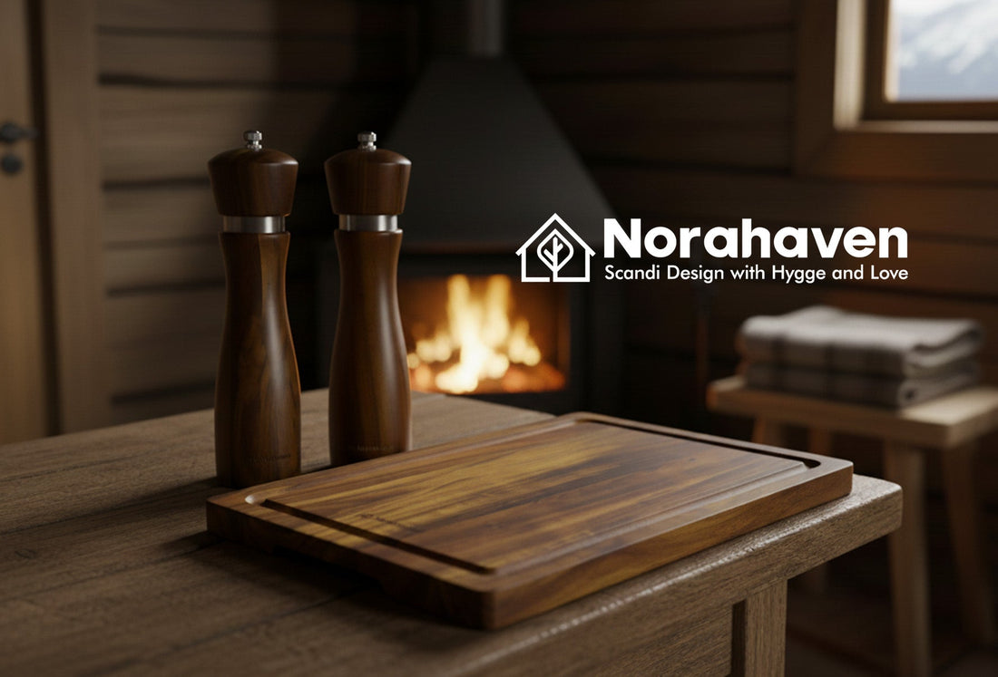 Norwegian Snow Mountain Cabin, Why Acacia Kitchenware Replicate Rustic Flavor? Norahaven Portable Set's Mountain Cooking