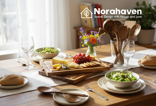 Color Restraint, Why Nordic Kitchen's Secret? Norahaven Solid Wood Kitchenware's Natural Wood Aesthetics