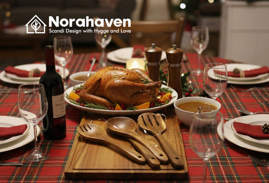 Christmas Gathering, Why Zero Plastic More Joyful? Norahaven Full Wood Set's Eco Ritual