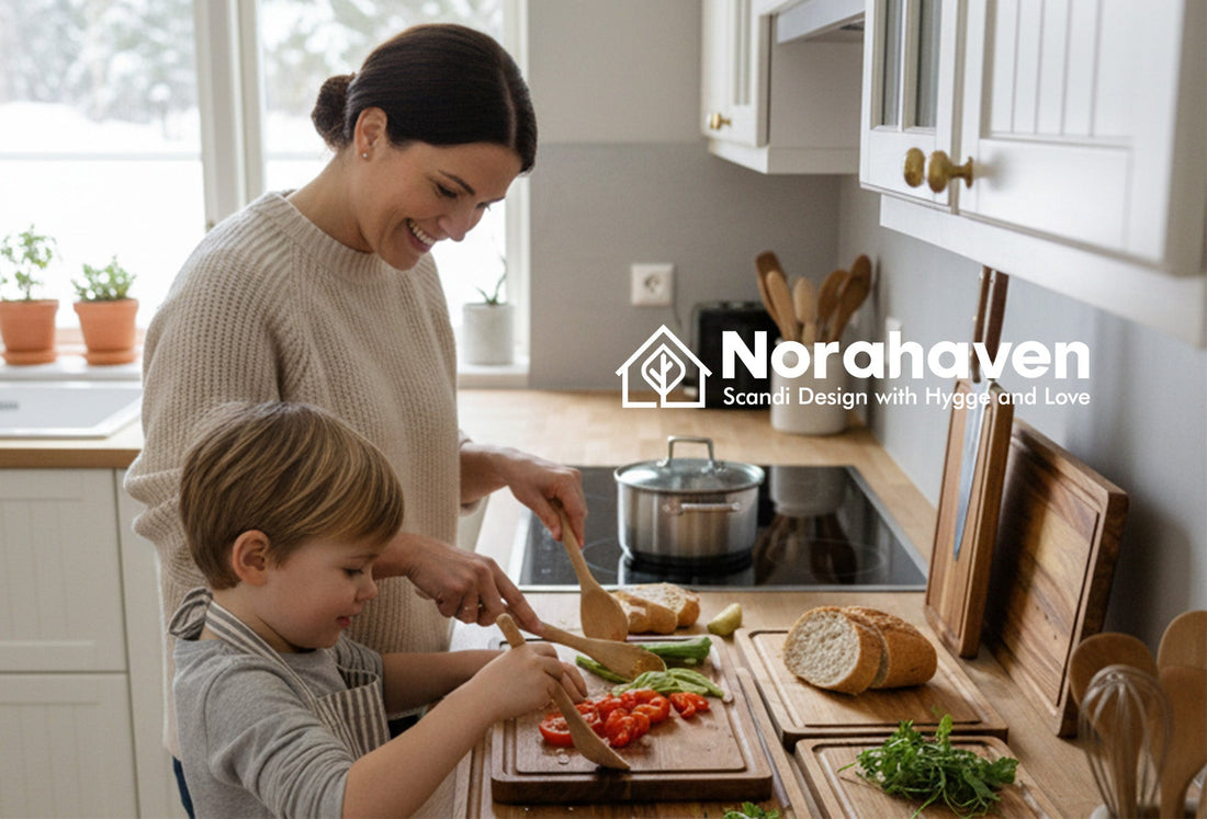 Winter Parent-Child, Why Through Food Education Connect Emotions? Norahaven Wood Kitchenware's Nordic Class