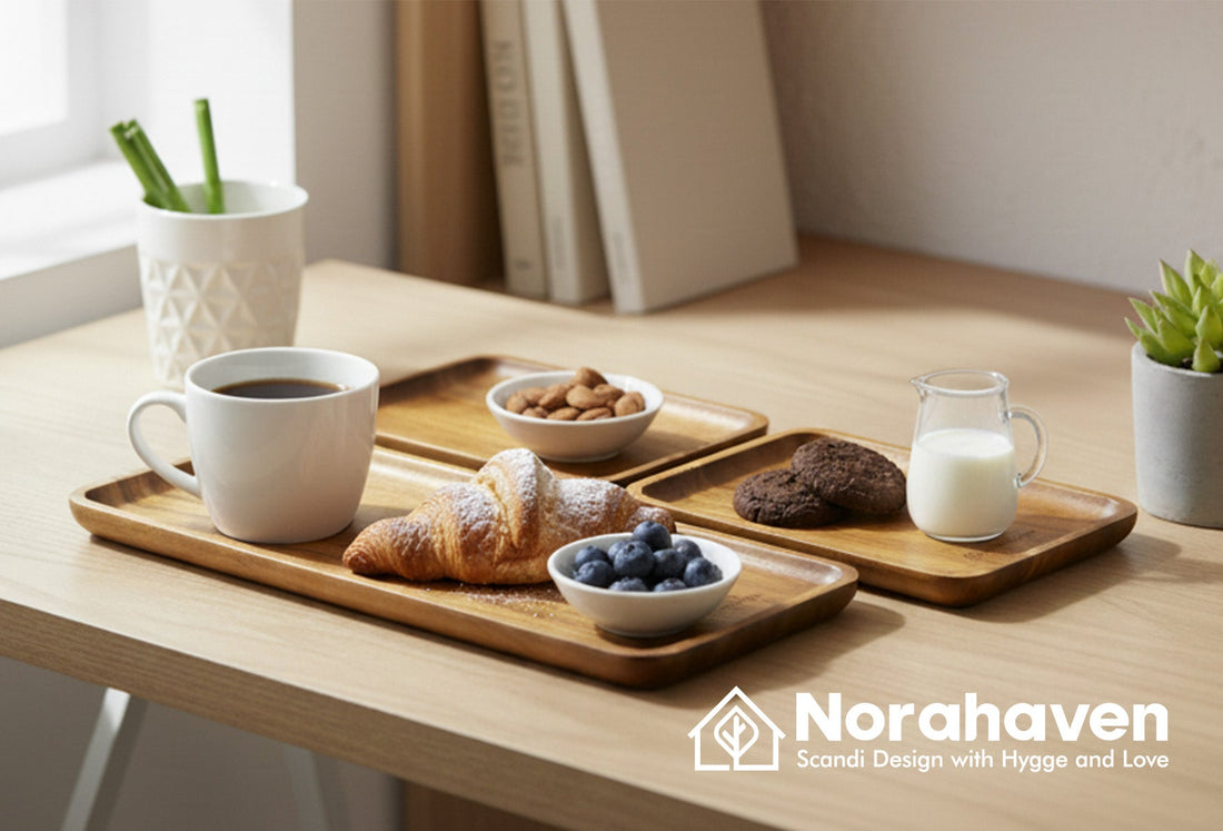Home Office, Why Need Energy Supply Station? Norahaven Wood Tray's Nordic Quality