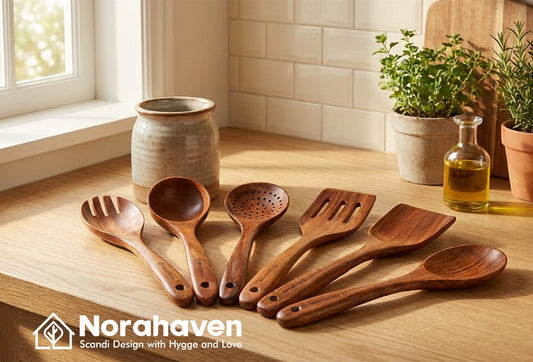 FSC Certified Acacia Wood Utensils: Still Using Plastic? The Nordic Kitchen’s Dual Standard of Eco & Peace of Mind