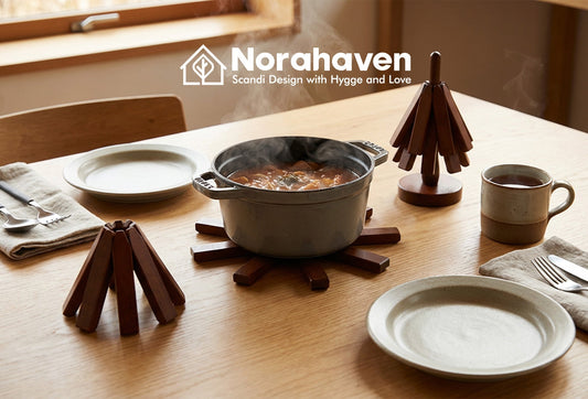 Natural Wood Touch: Still Letting Your Table Take the Heat? Add a Gentle Nordic Breeze