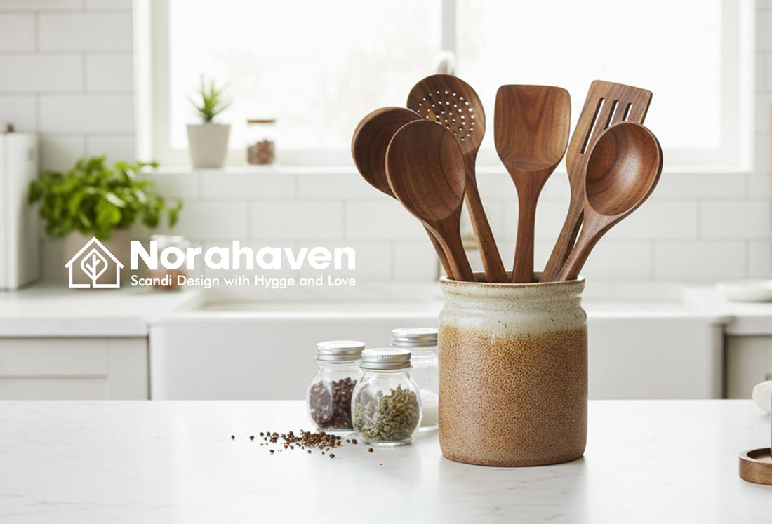 Don't Let Fake Wood Utensils Ruin Your Kitchen! Norahaven Uses Contrast to Tell You What Real Premium Wood Kitchenware Is
