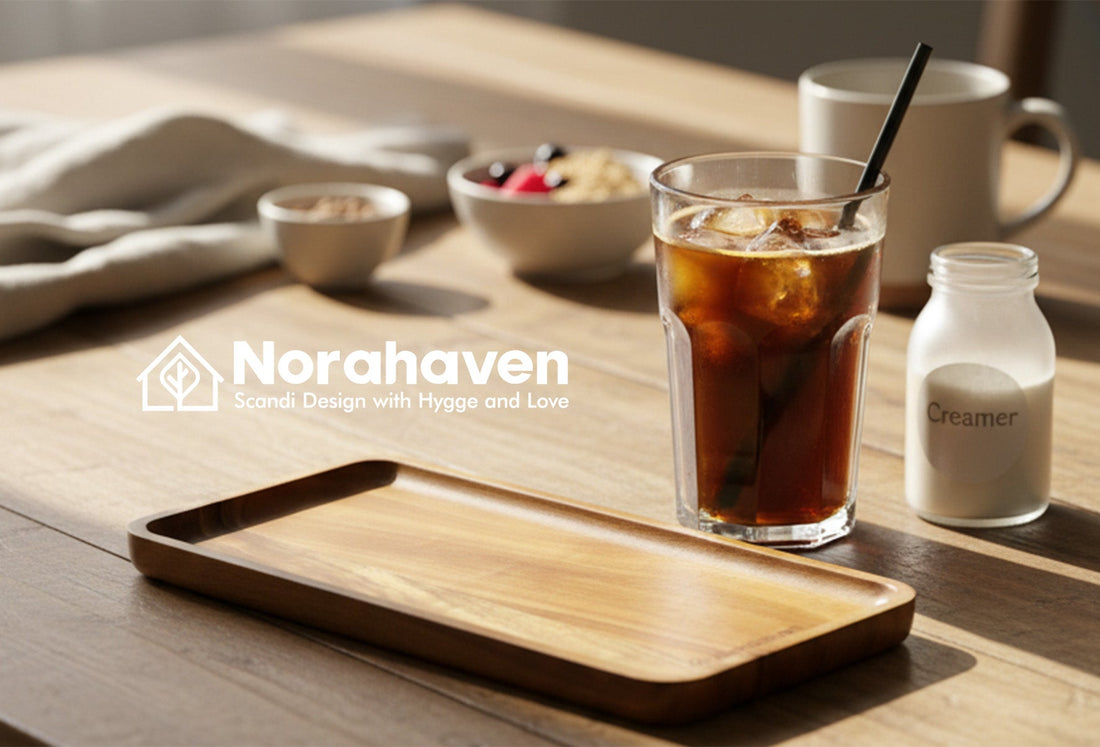 Cold Brew Coffee, Why Need a Wooden 'Guardian'? Norahaven tray makes it even more perfect