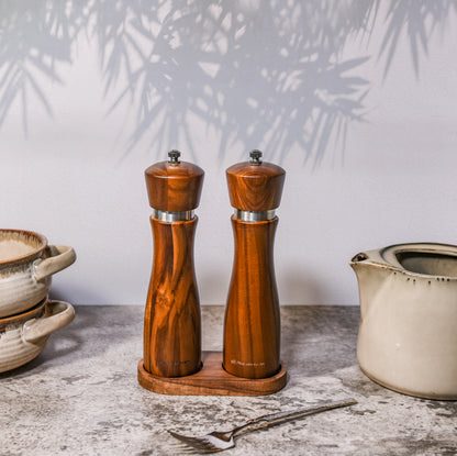 【30% OFF】Norahaven Trä Salt- och Pepparkvarn Set