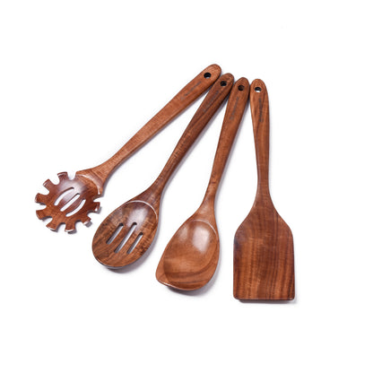【20% OFF】Norahaven Trä Köksredskap Tilläggsset - Komplettera Ditt Köksset
