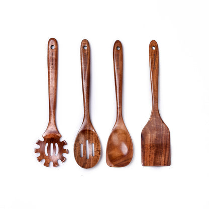 【20% OFF】Norahaven Trä Köksredskap Tilläggsset - Komplettera Ditt Köksset
