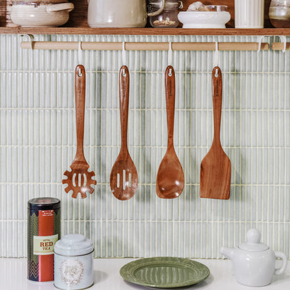 【20% OFF】Norahaven Trä Köksredskap Tilläggsset - Komplettera Ditt Köksset