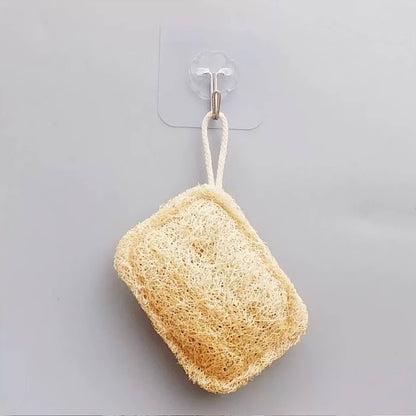 【Gave, ikke til salg】 Naturlig blød luffa rengøringssvamp, dobbeltsidet, 3-pakning